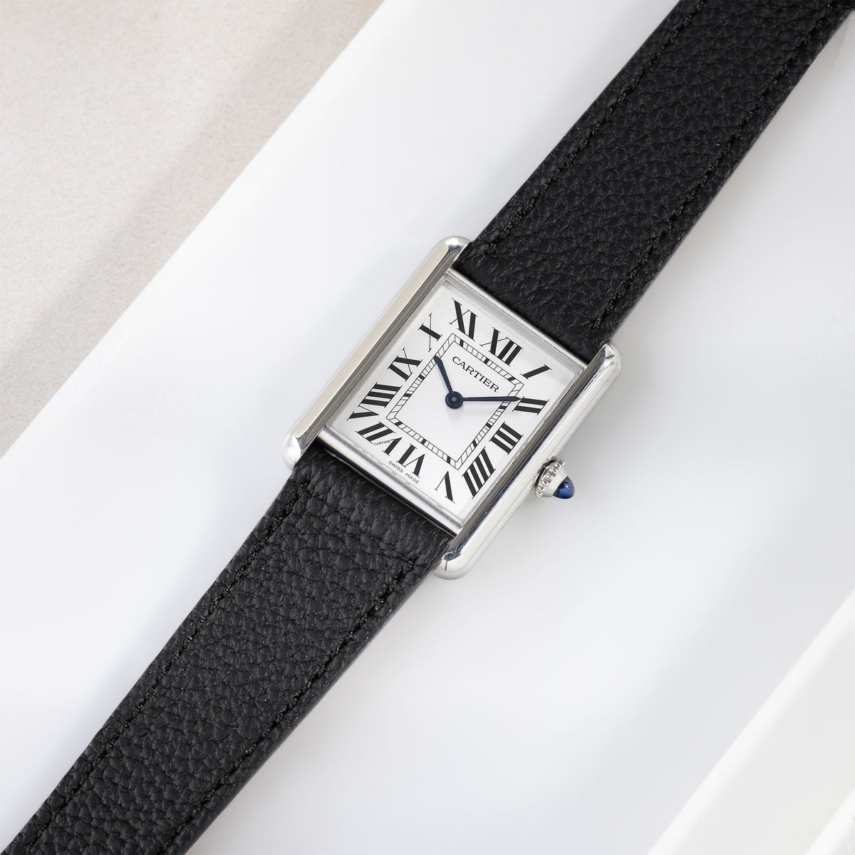 Strap for Cartier Tank Must (2021 - today) - The Grana Noir