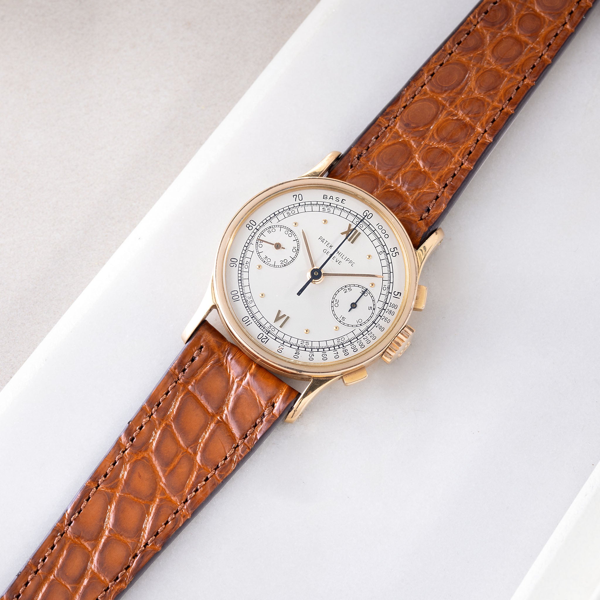 Cognac Alligator Watch Strap