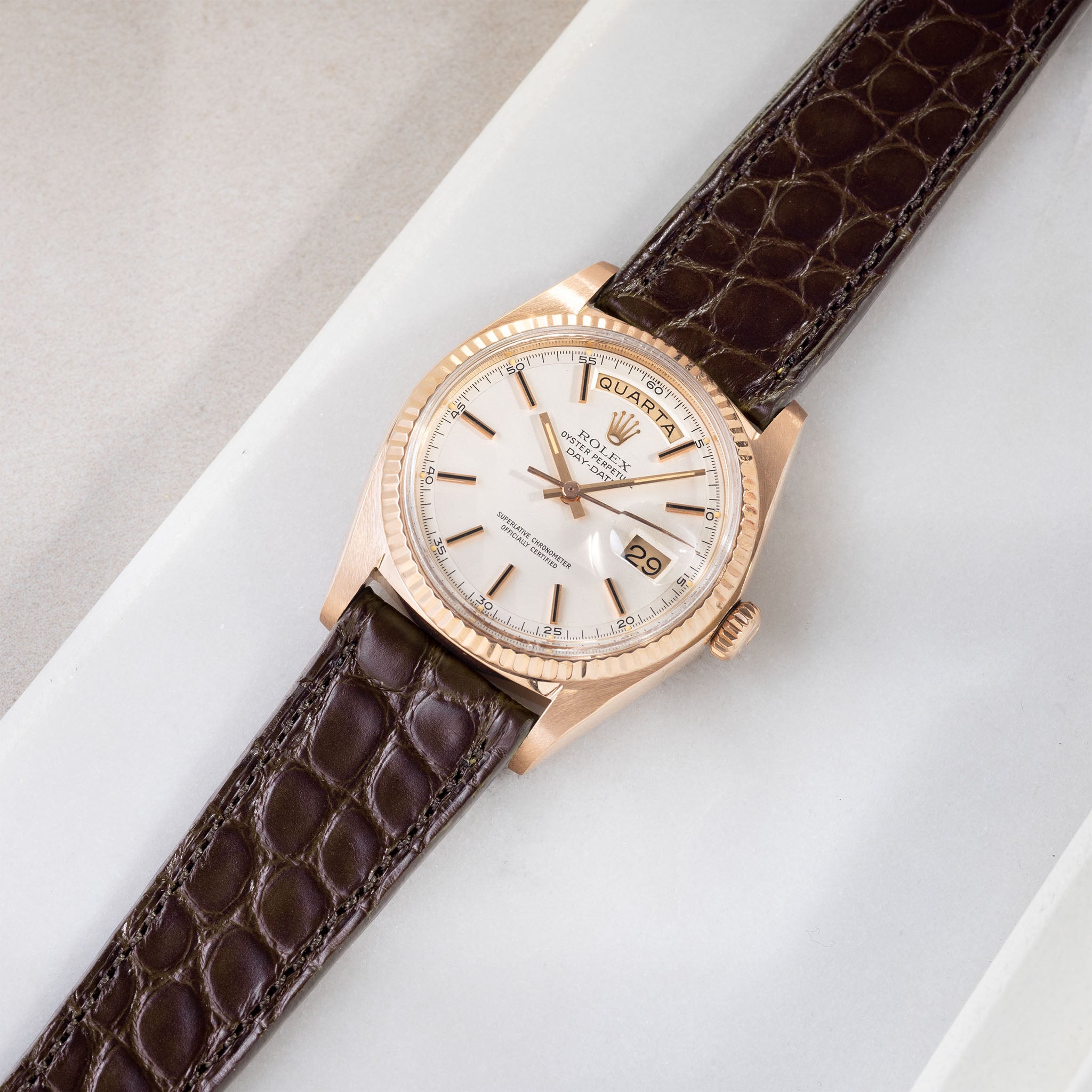 Deep Dark Brown Alligator Watch Strap