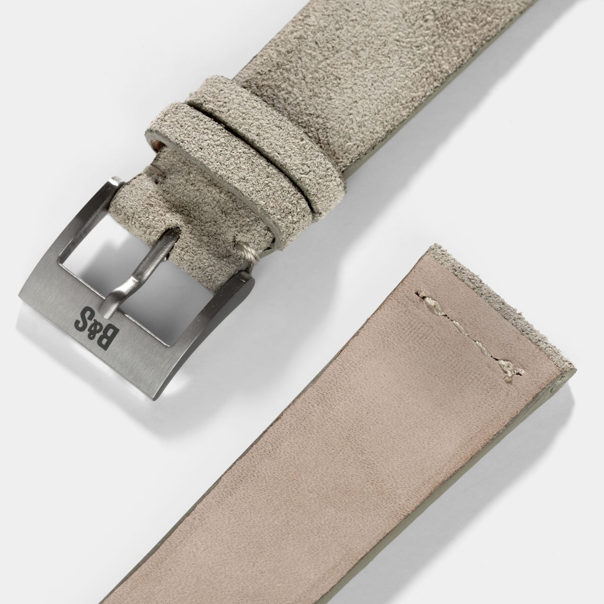 Strap for Rolex Submariner 5513 & 1680 - Grey Silky Suede