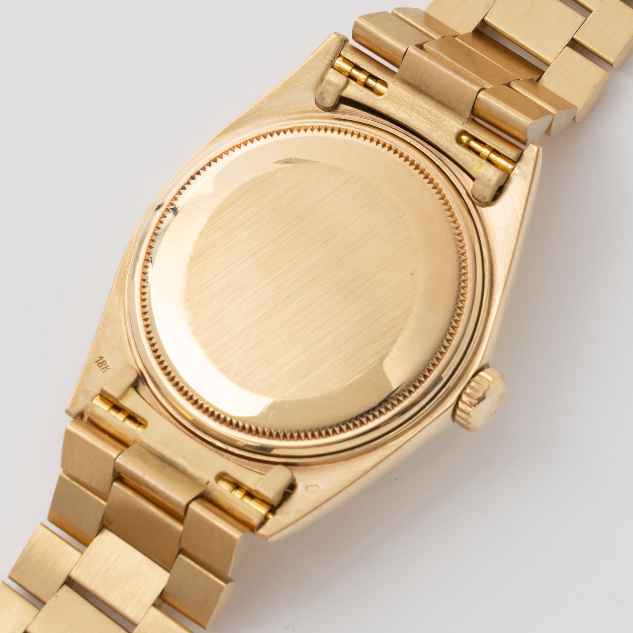 Rolex Datejust 1601/8 White Dial in 18k Yellow Gold 