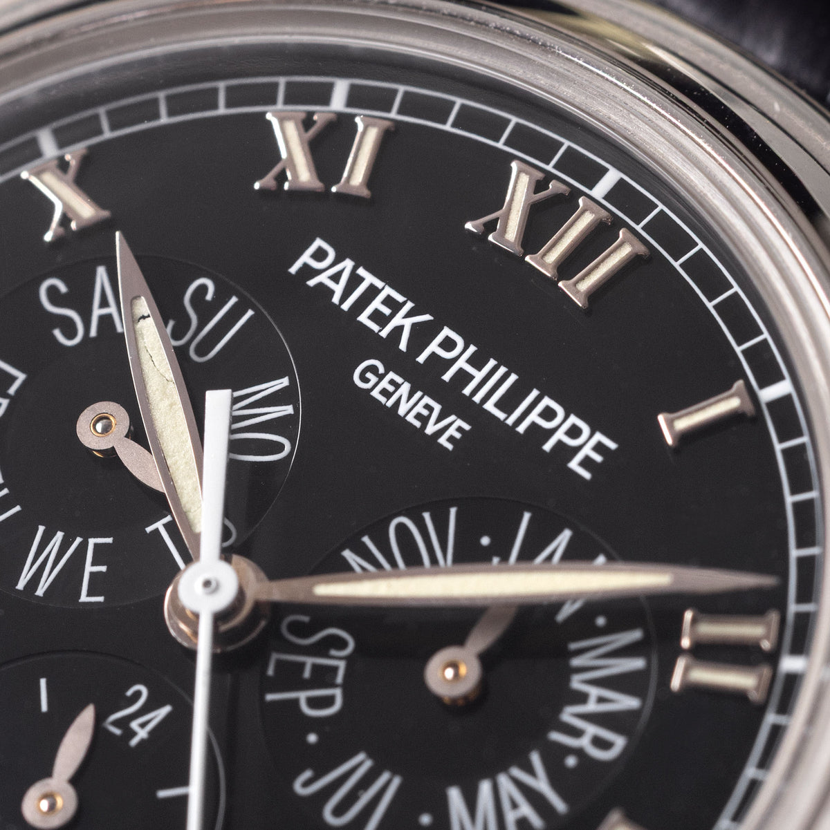Patek Philippe Annual Calendar 5035P in Platinum Black Dial 