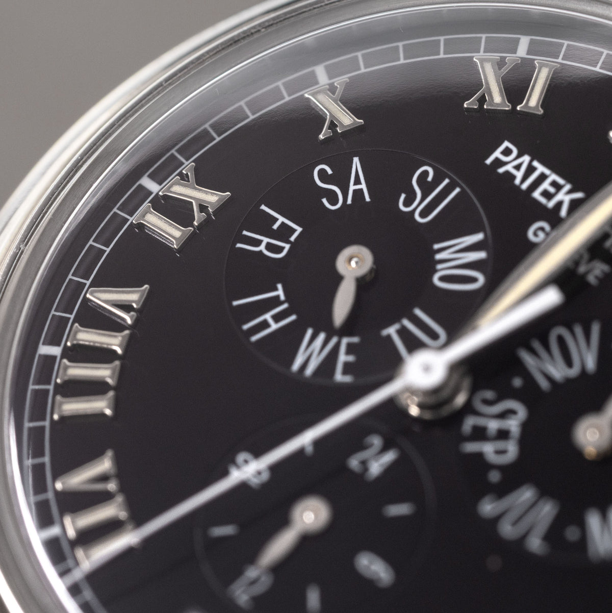 Patek Philippe Annual Calendar 5035P in Platinum Black Dial 