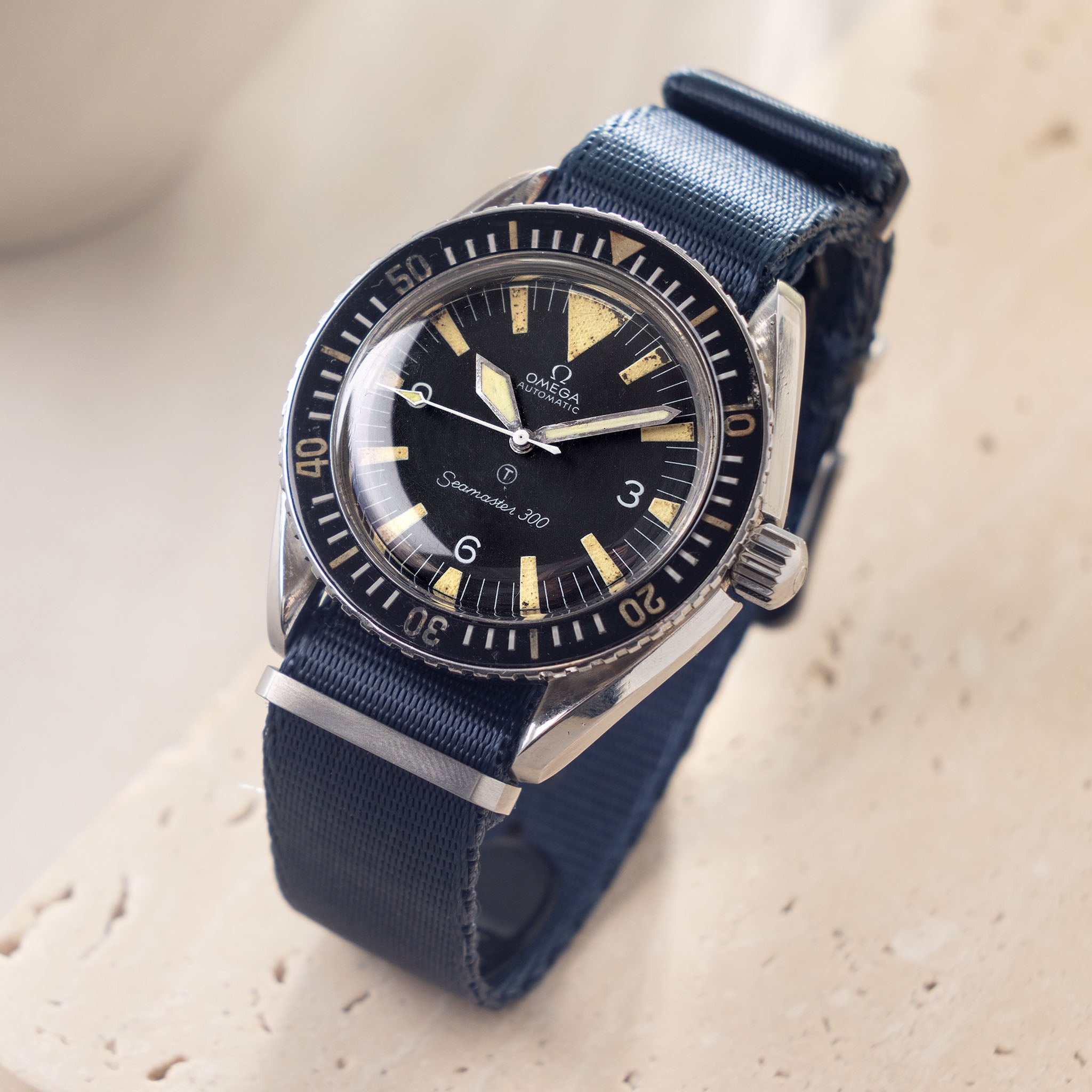 Omega Seamaster 300 British Royal Navy issued ref. 165.024 Mill Spec Circle-T Dial