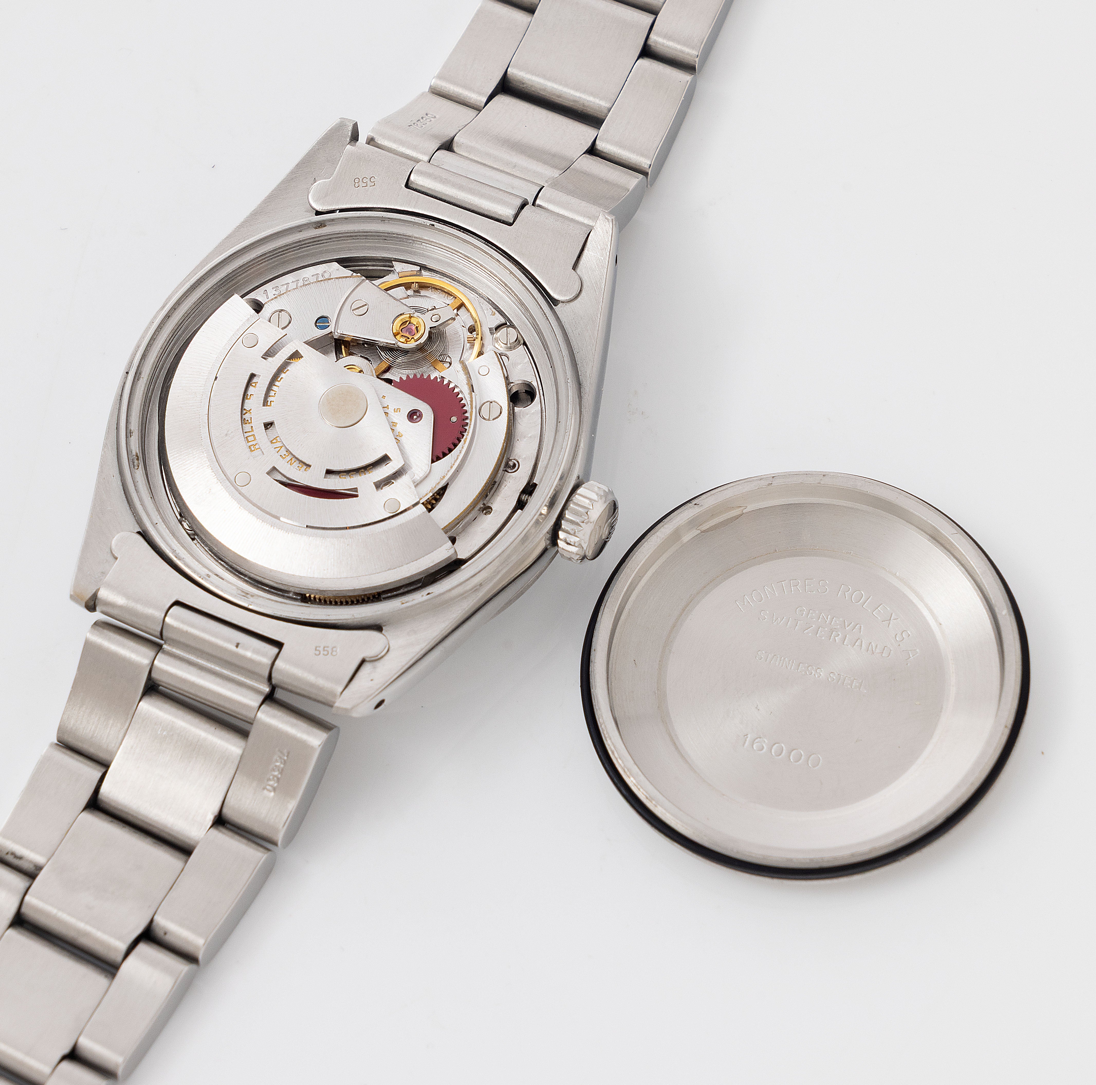 Rolex Datejust white Buckley dial ref 16000