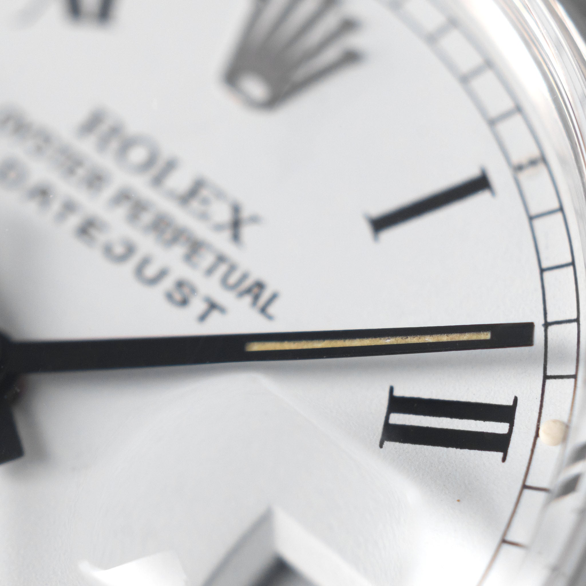 Rolex Datejust white Buckley dial ref 16000