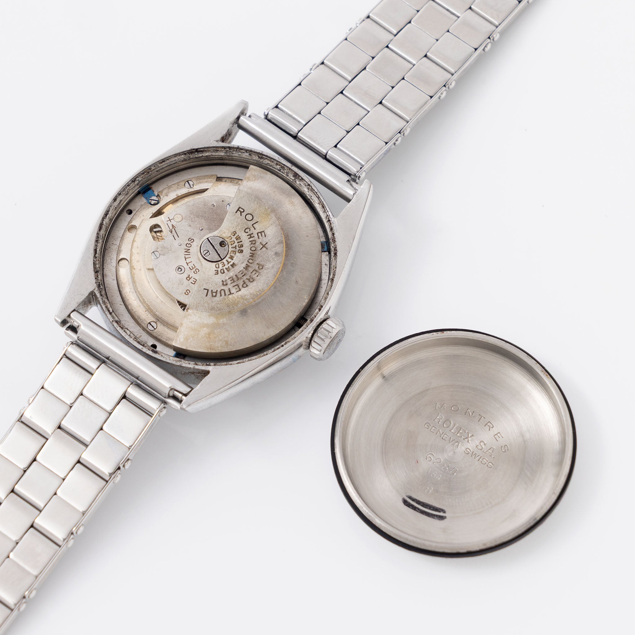 Rolex Oyster Perpetual 6084 Gilt Dial Ovetto 