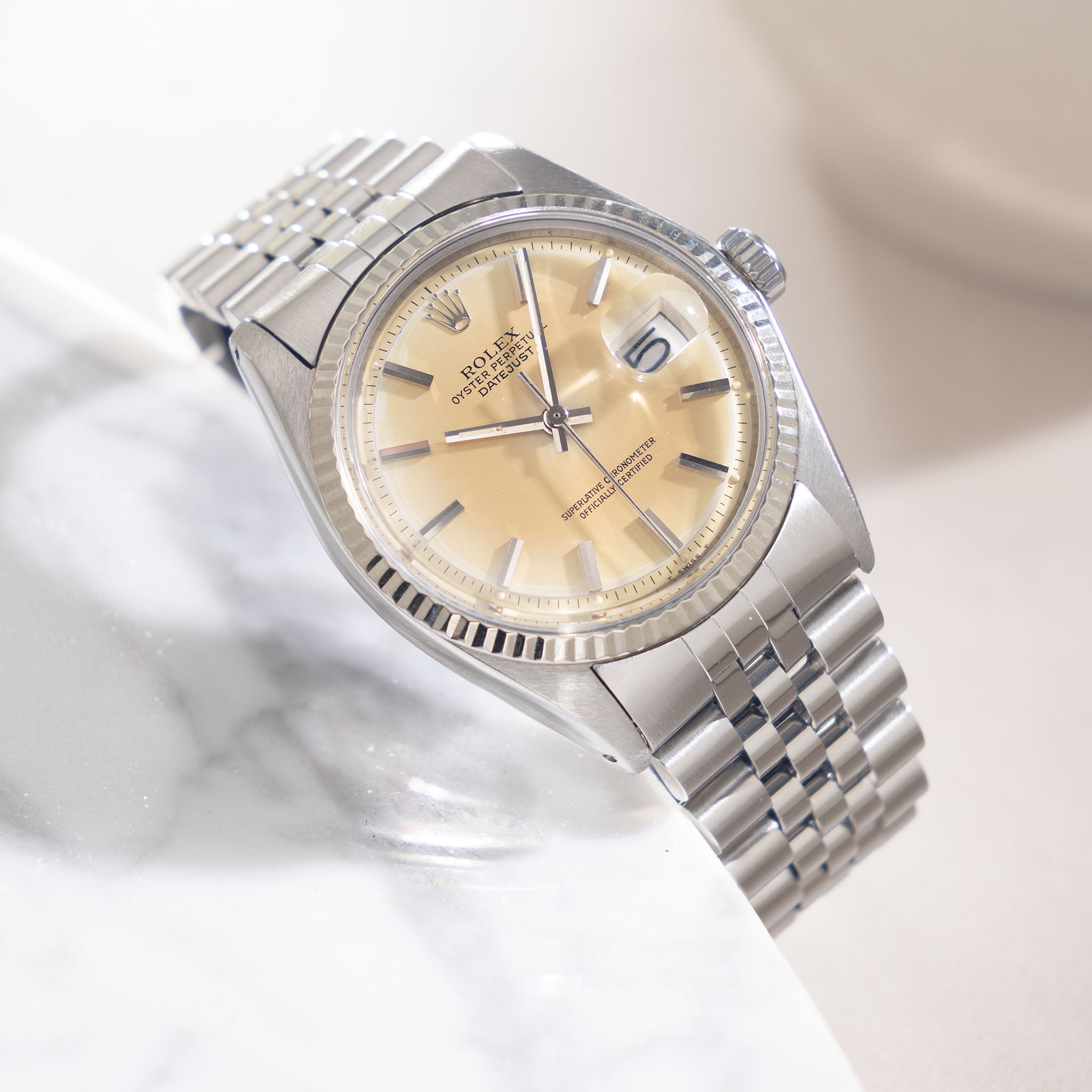 Rolex Datejust 1601 Cream Dial 
