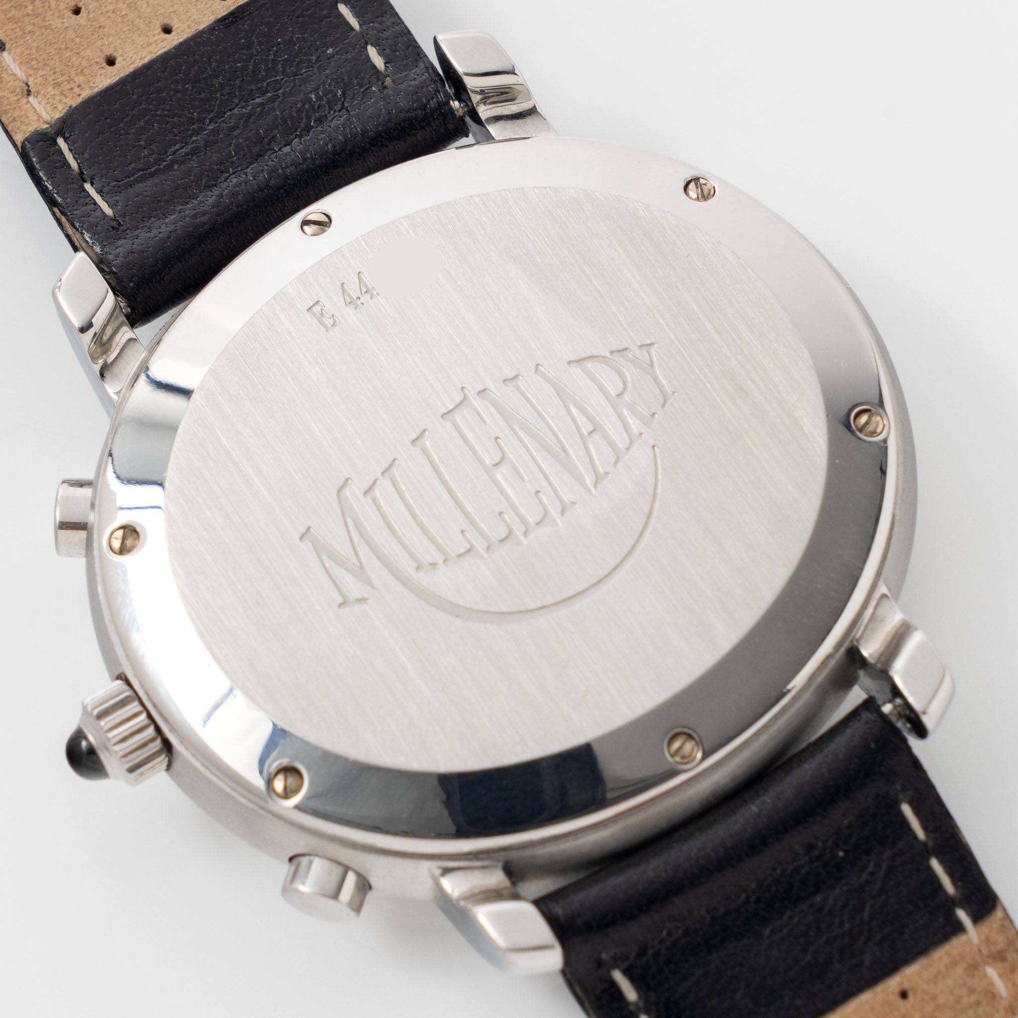 Audemars Piguet Millenary chronograph black dial ref 25822st with original certificate of origine