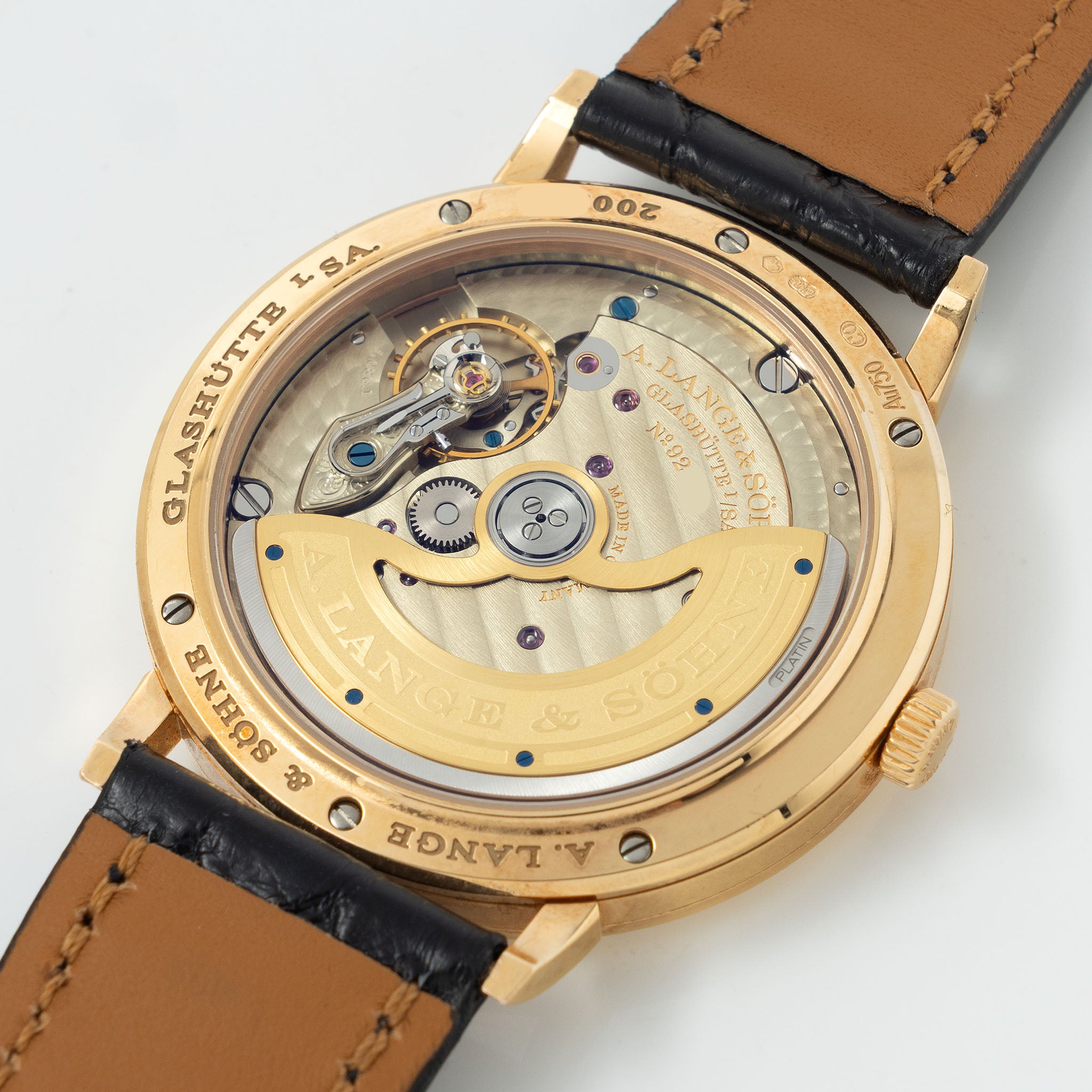 Lange & Söhne Saxonia Automatic in 18 k pink gold ref 380.033 