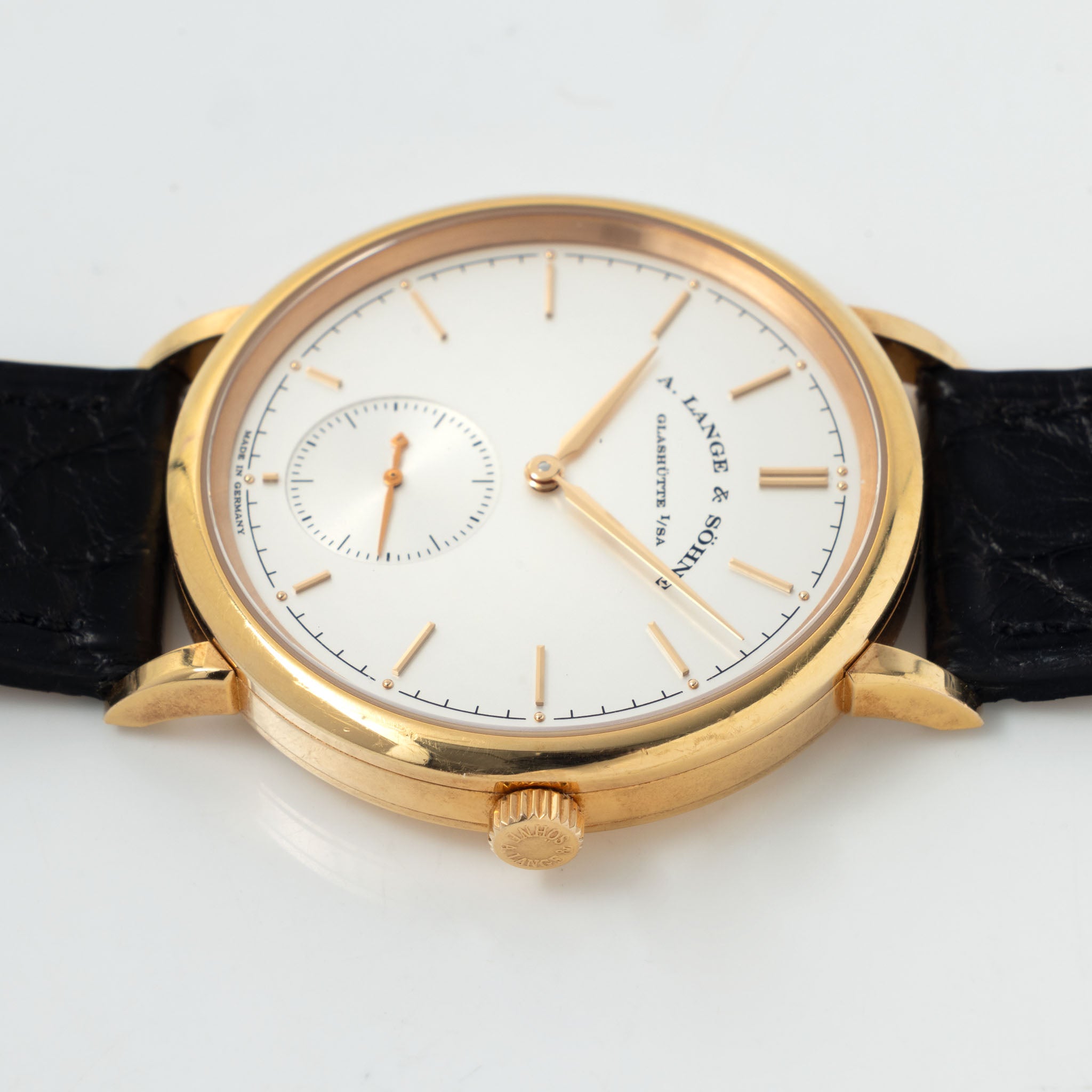 Lange & Söhne Saxonia Automatic in 18 k pink gold ref 380.033 