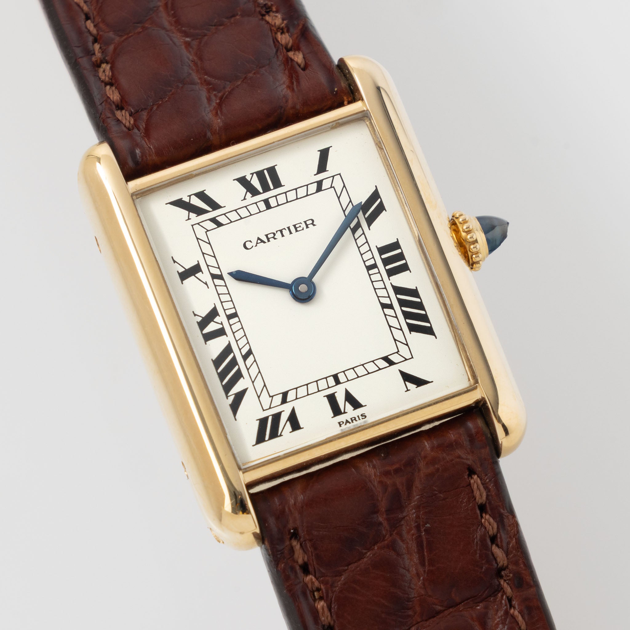 Cartier Tank Louis Paris Dial in 18k Yellow Gold Ref. 78086 