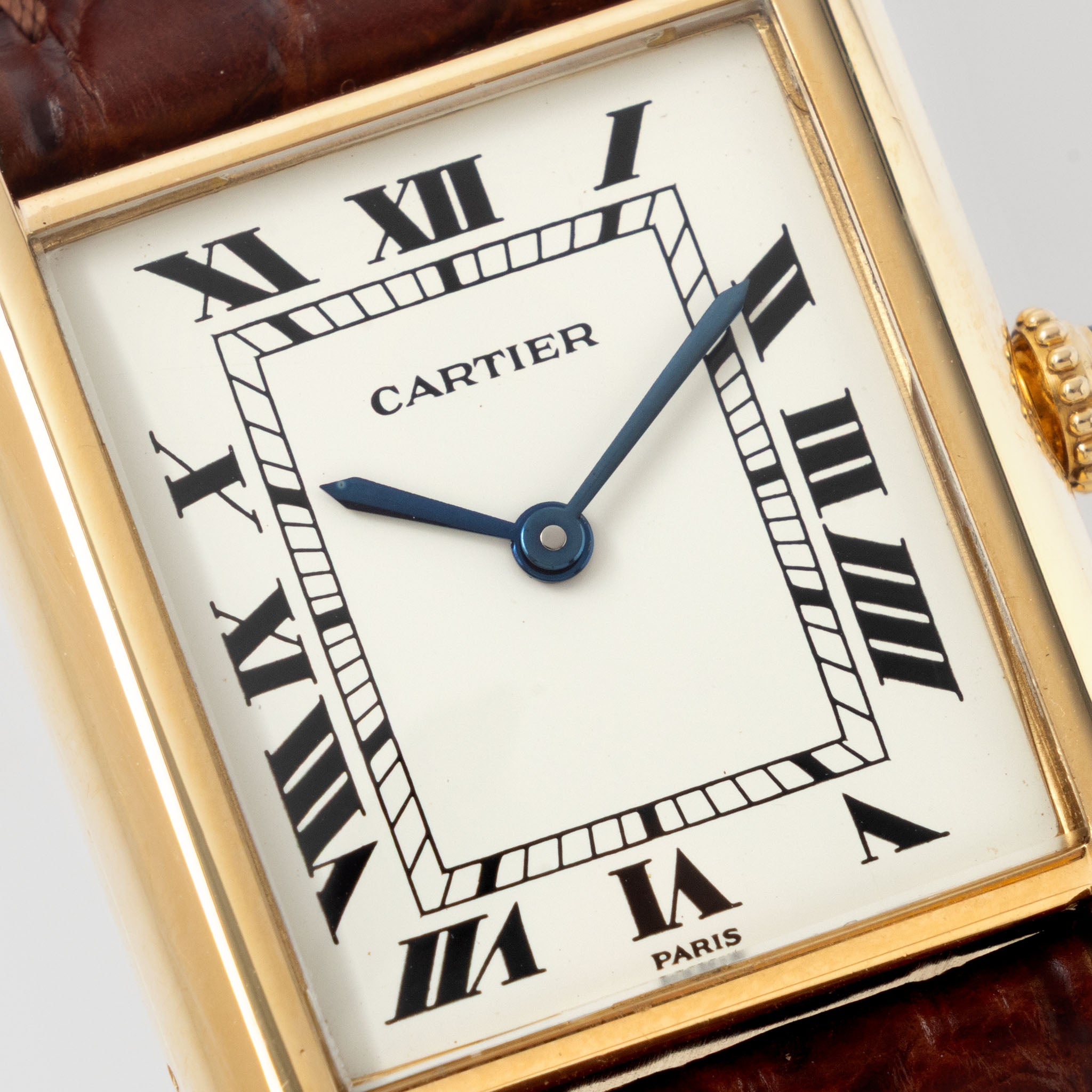 Cartier Tank Louis Paris Dial in 18k Yellow Gold Ref. 78086 