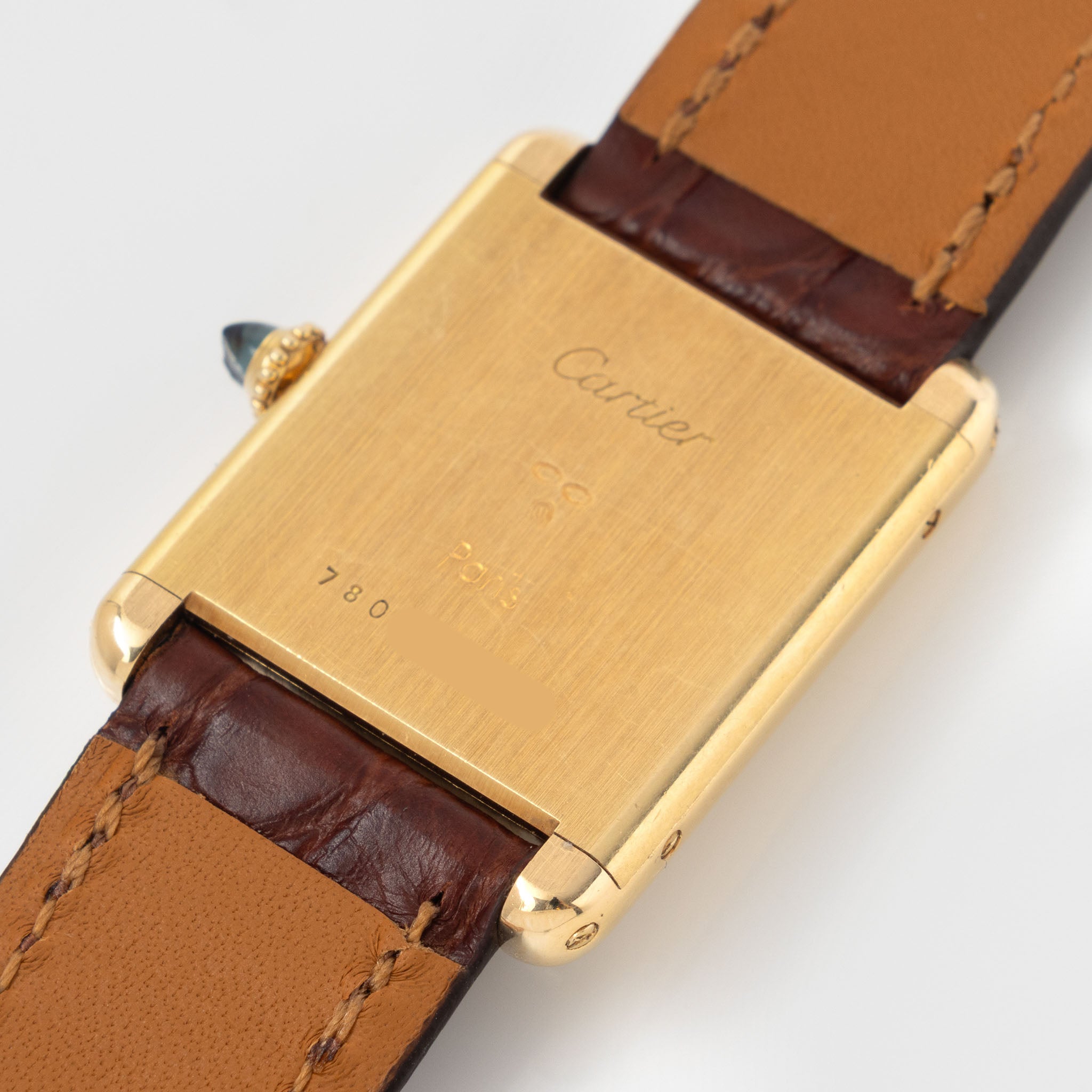 Cartier Tank Louis Paris Dial in 18k Yellow Gold Ref. 78086 
