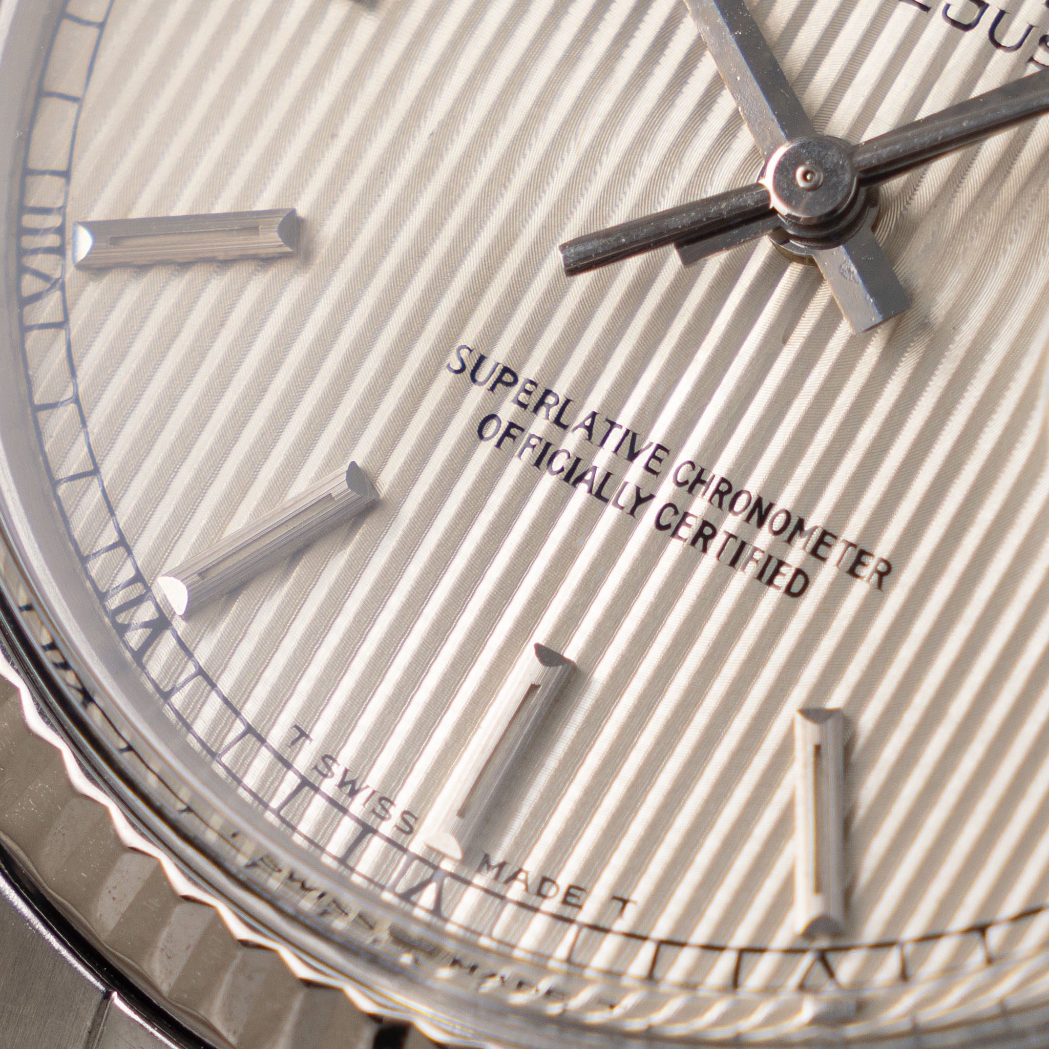 Rolex Datejust 16014 Silver Tapestry Dial