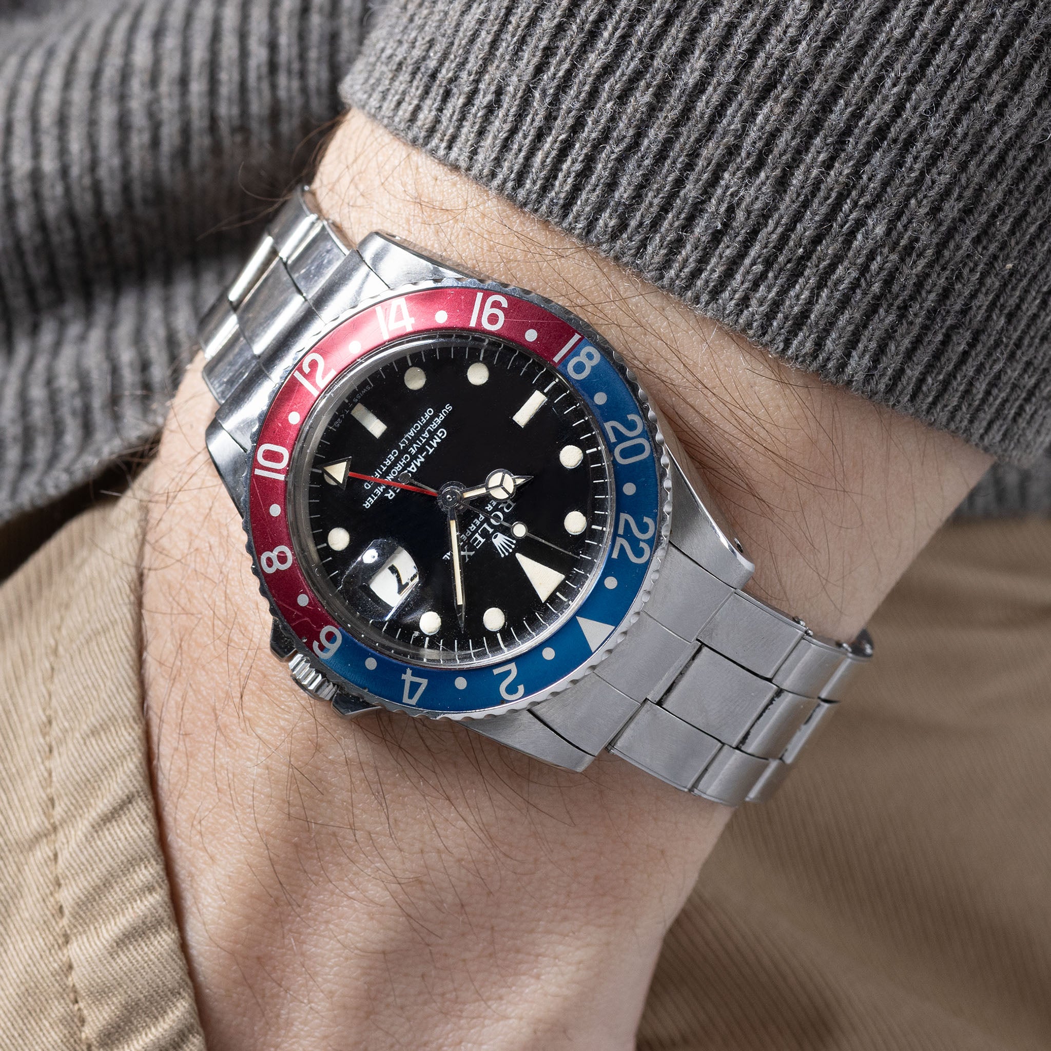 Rolex GMT-Master 1675 MK1 Long-E Dial 