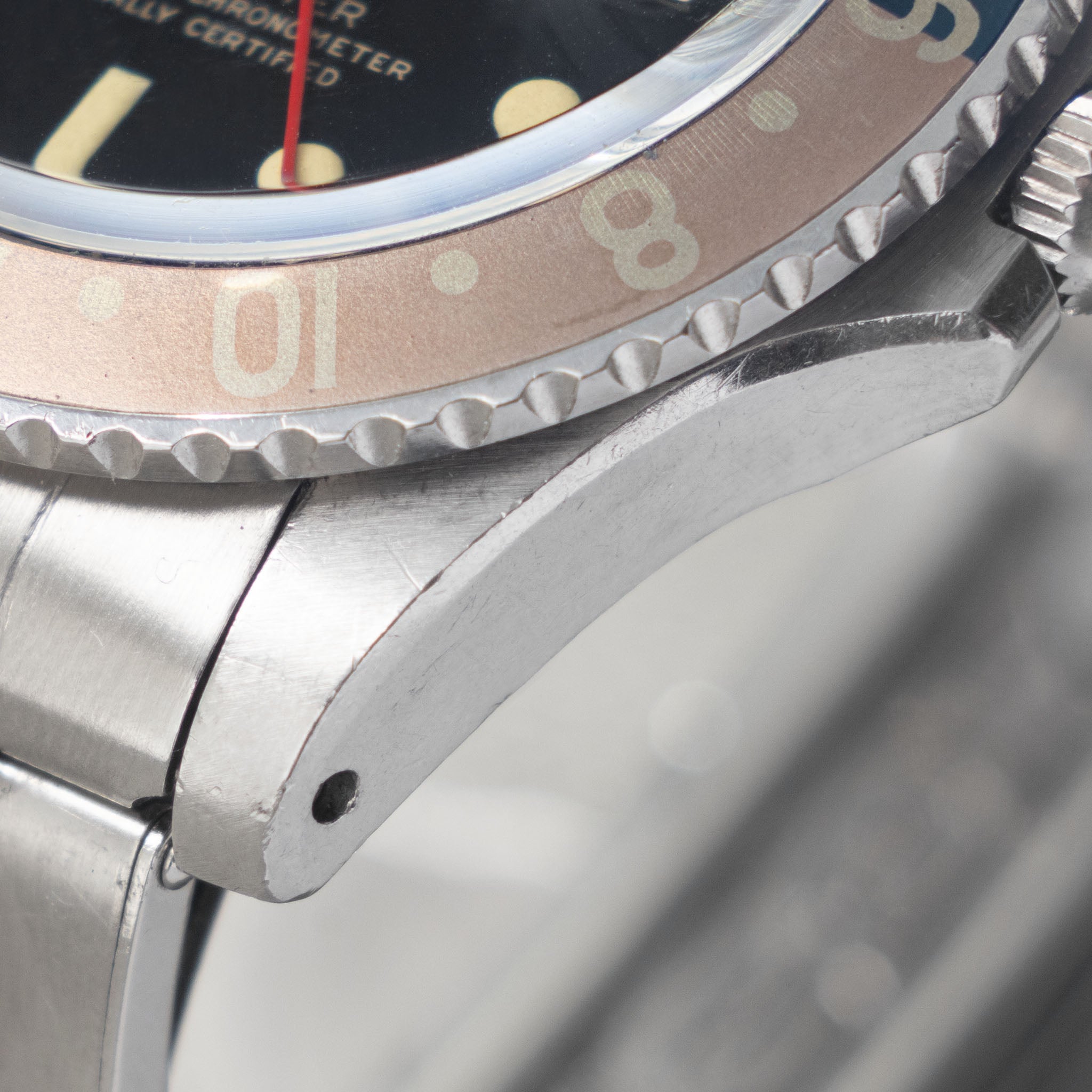 Rolex GMT-Master 1675 Mirror Gilt Dial 
