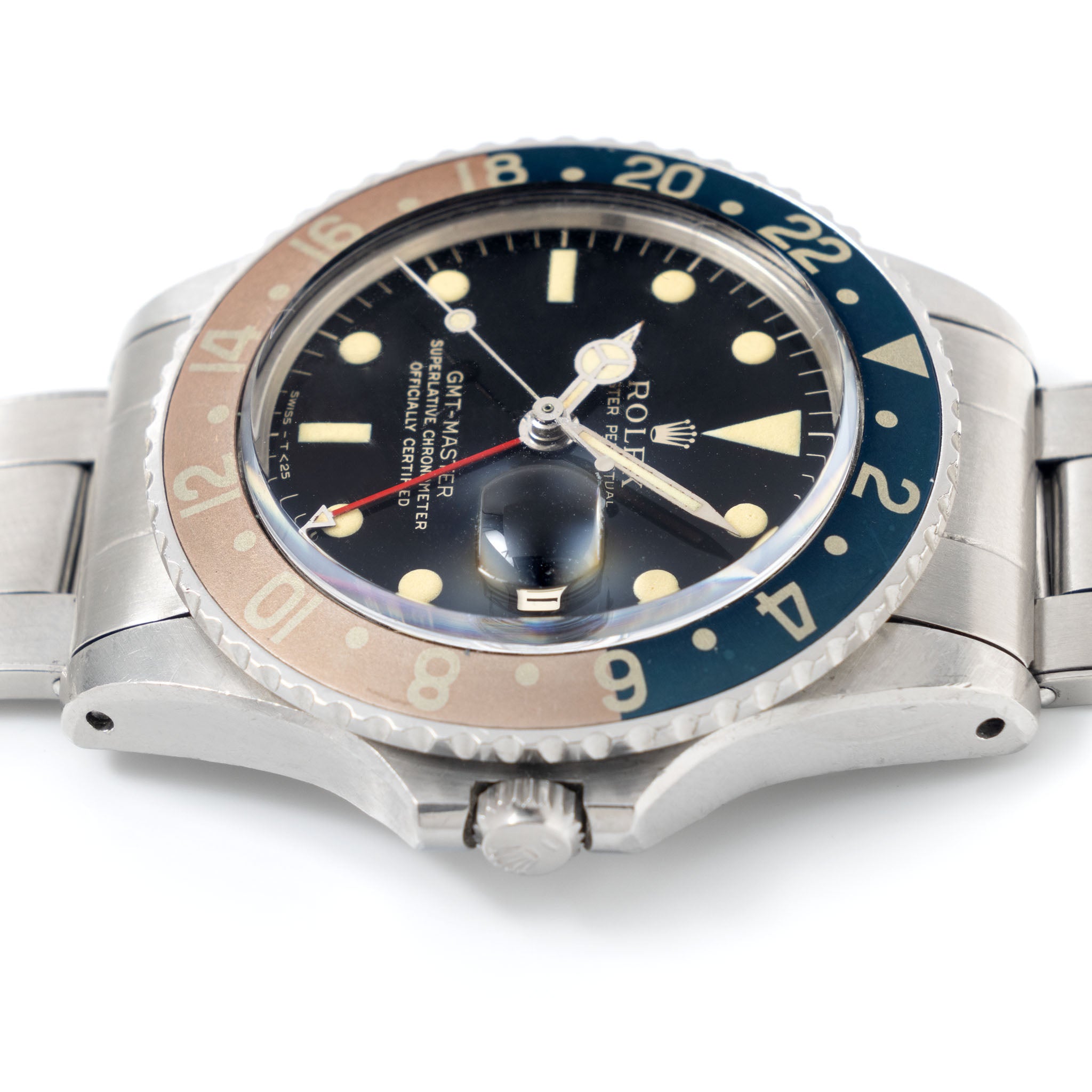 Rolex GMT-Master 1675 Mirror Gilt Dial 