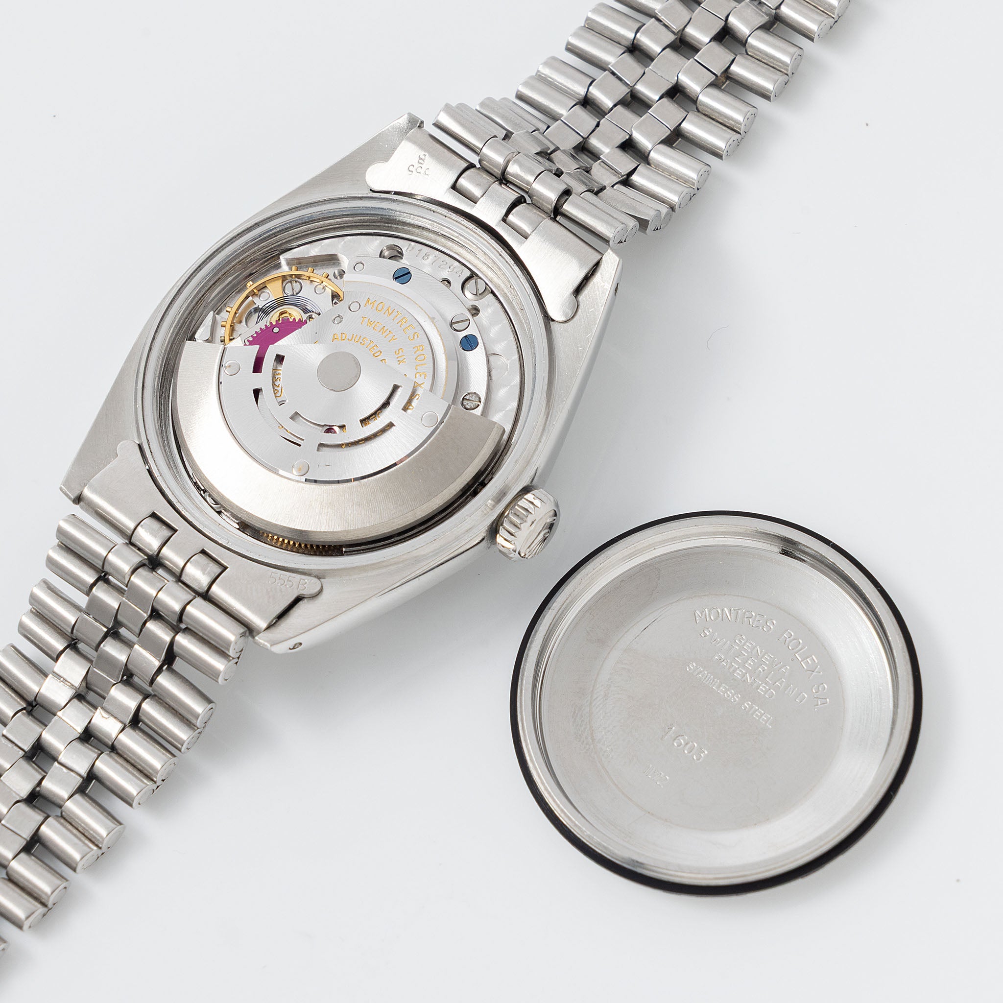 Rolex Datejust 1603 Grey Linen Sigma Dial