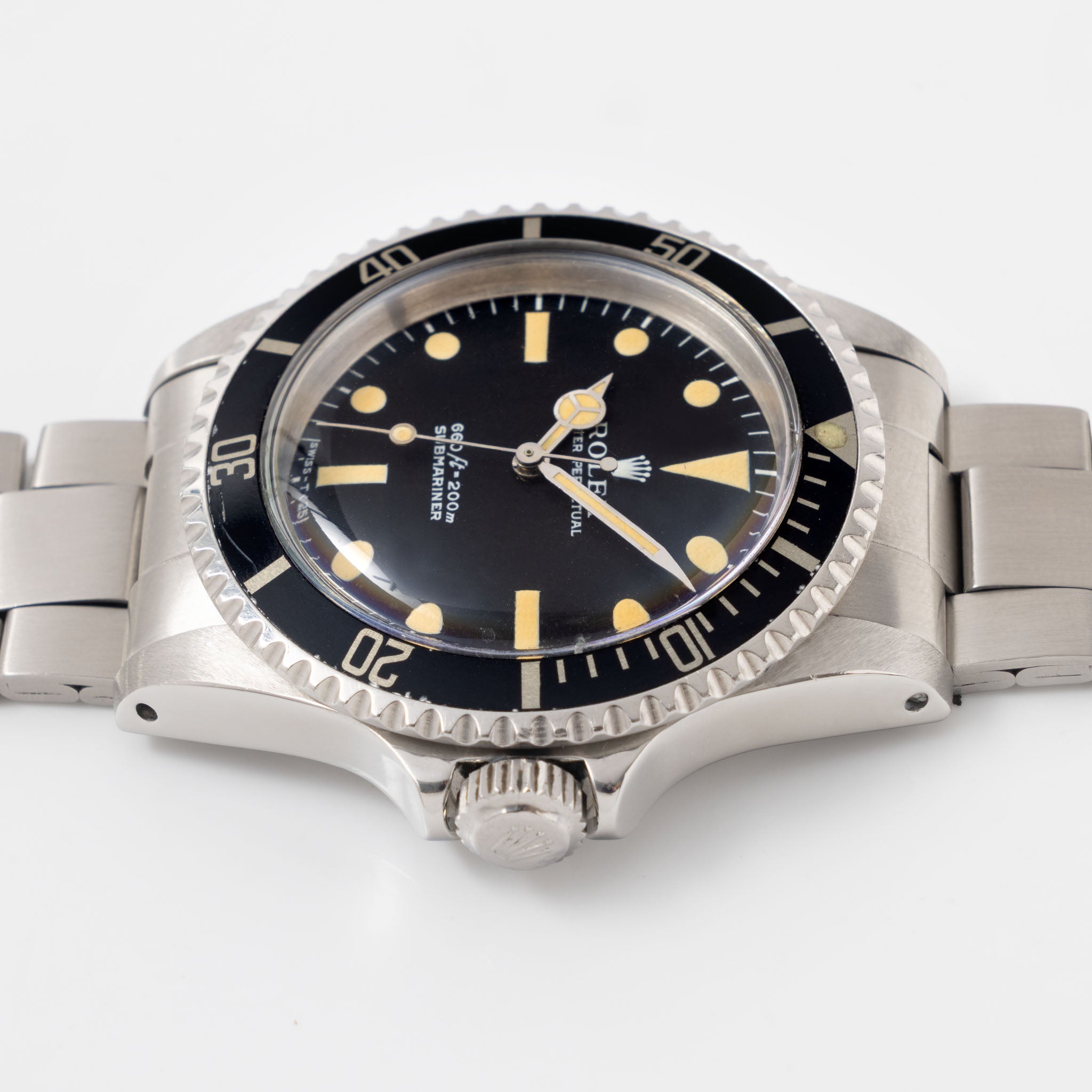 Rolex Submariner 5513 Non Serif Dial with Vivid Patina 