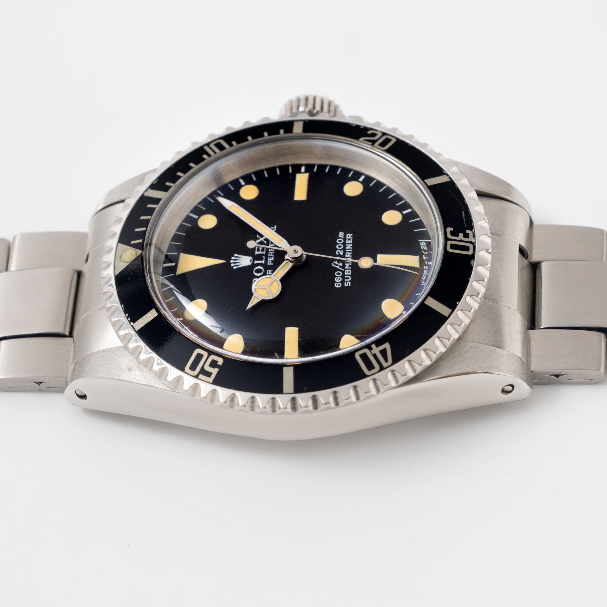 Rolex Submariner 5513 Non Serif Dial with Vivid Patina 
