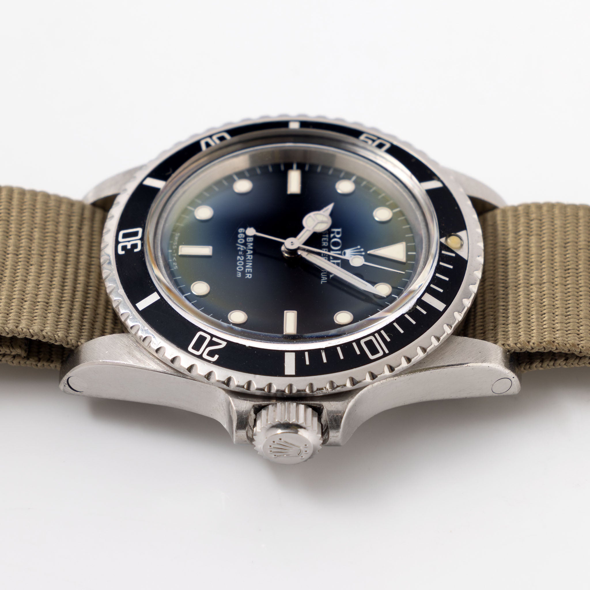 Rolex Submariner 5513 MilSub with Rolex service card