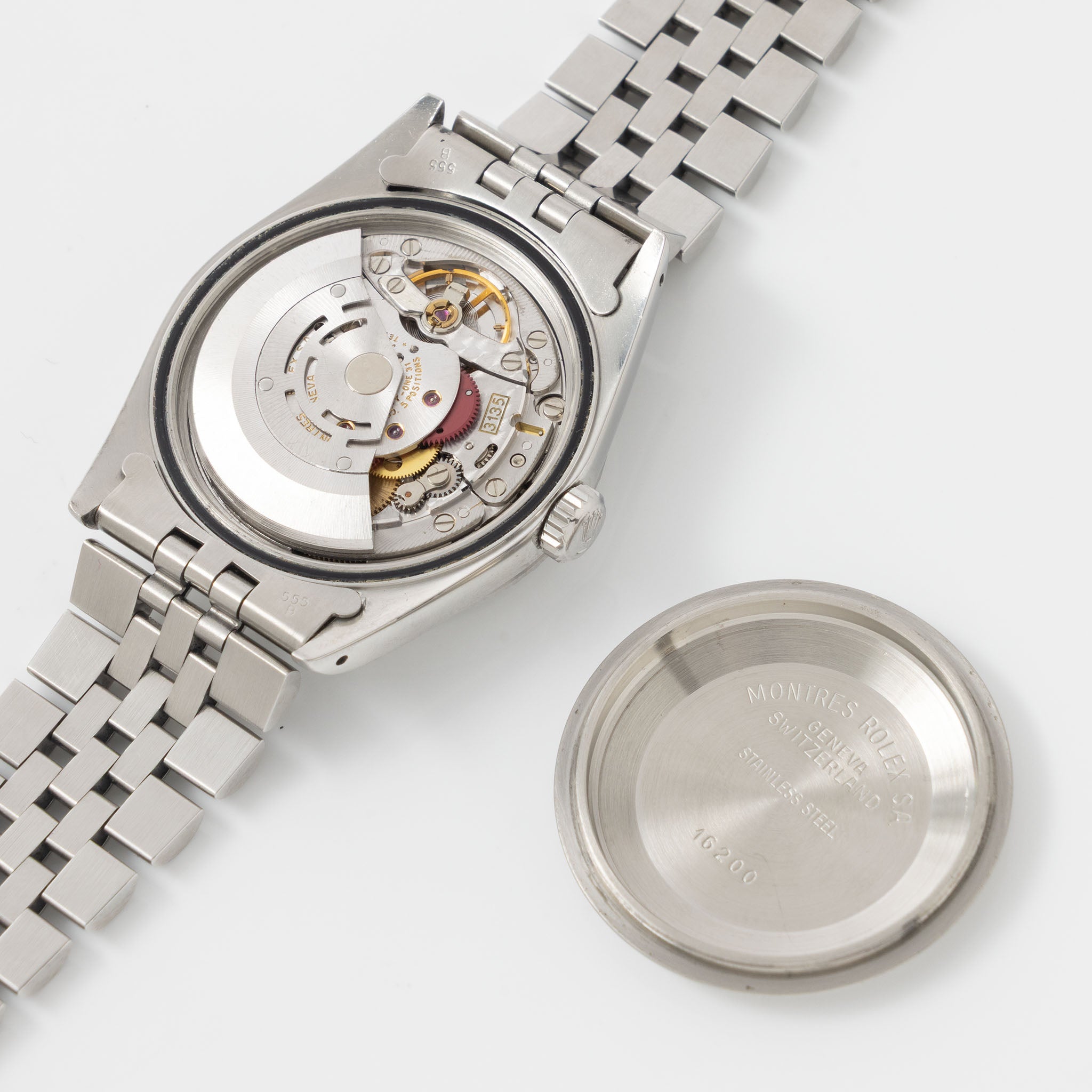 Rolex Datejust 16220 Silver Tapestry Dial 