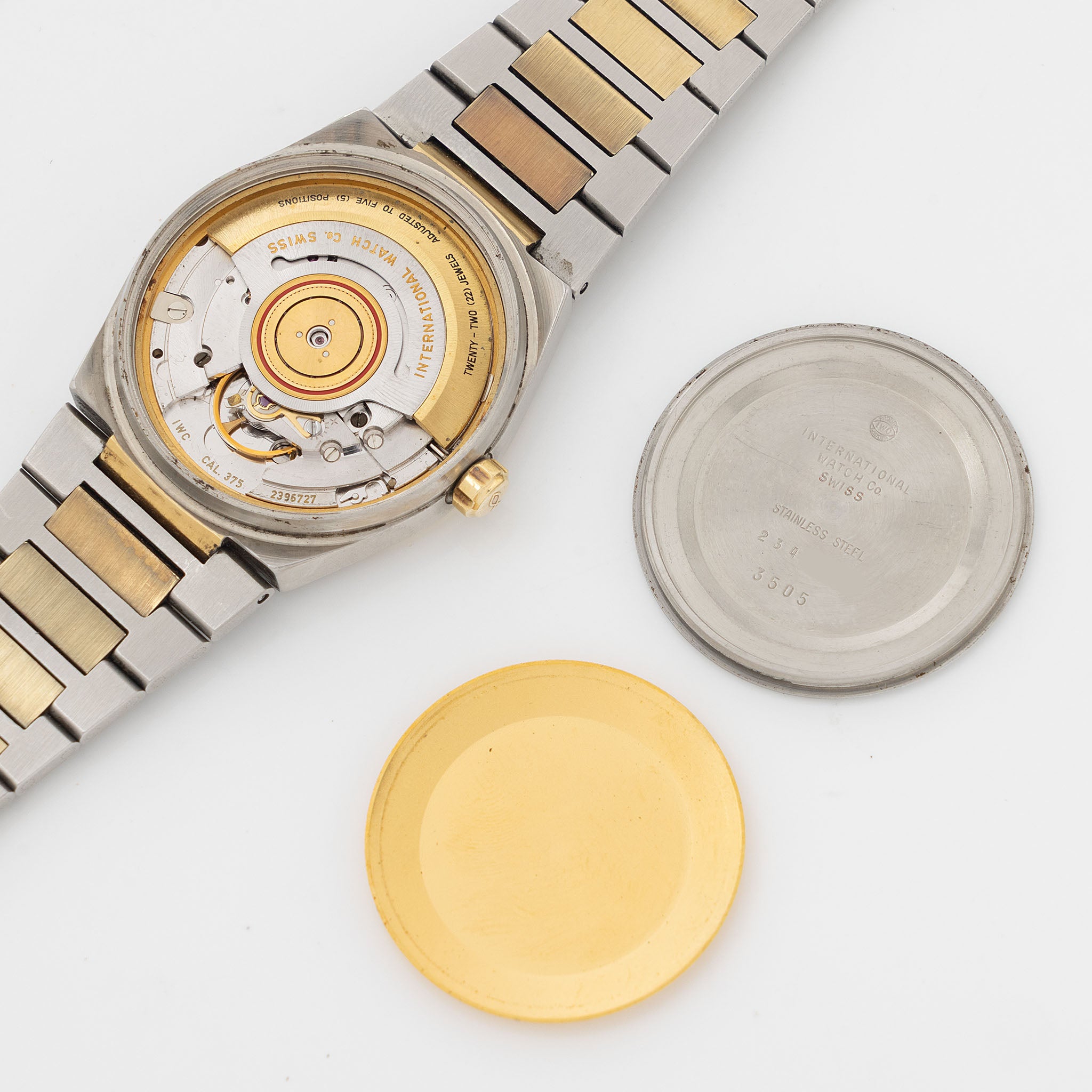 IWC Ingenieur Automatic SL Khanjar dial ref 3505 steel and gold execution