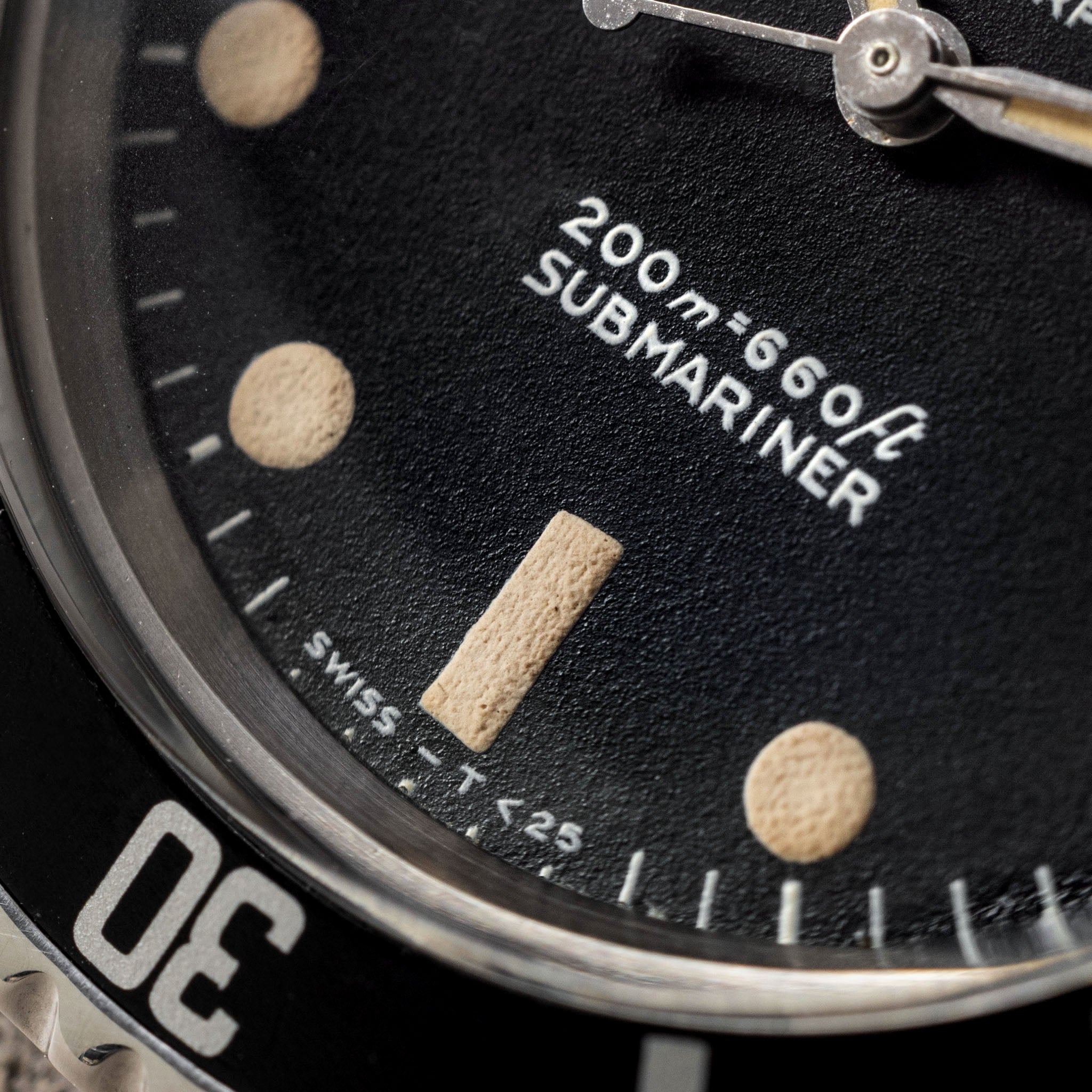 Rolex Submariner 5513 Meters First Dial