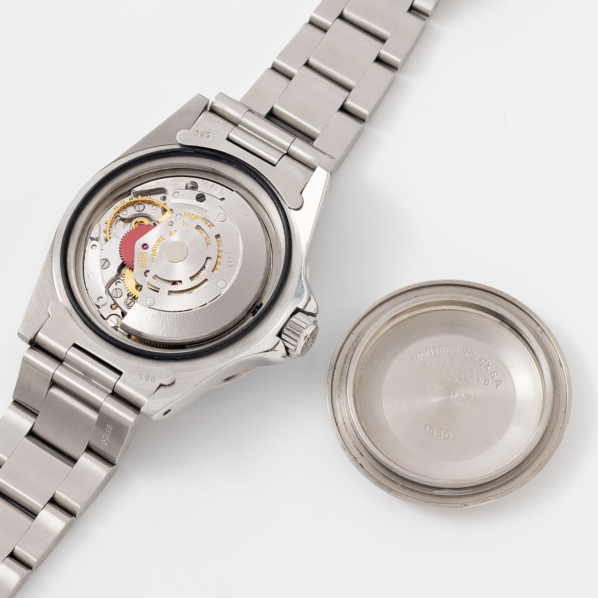 Rolex Submariner 1680 MK1 Dial Pumpkin Patina Kissing 40 Inlay