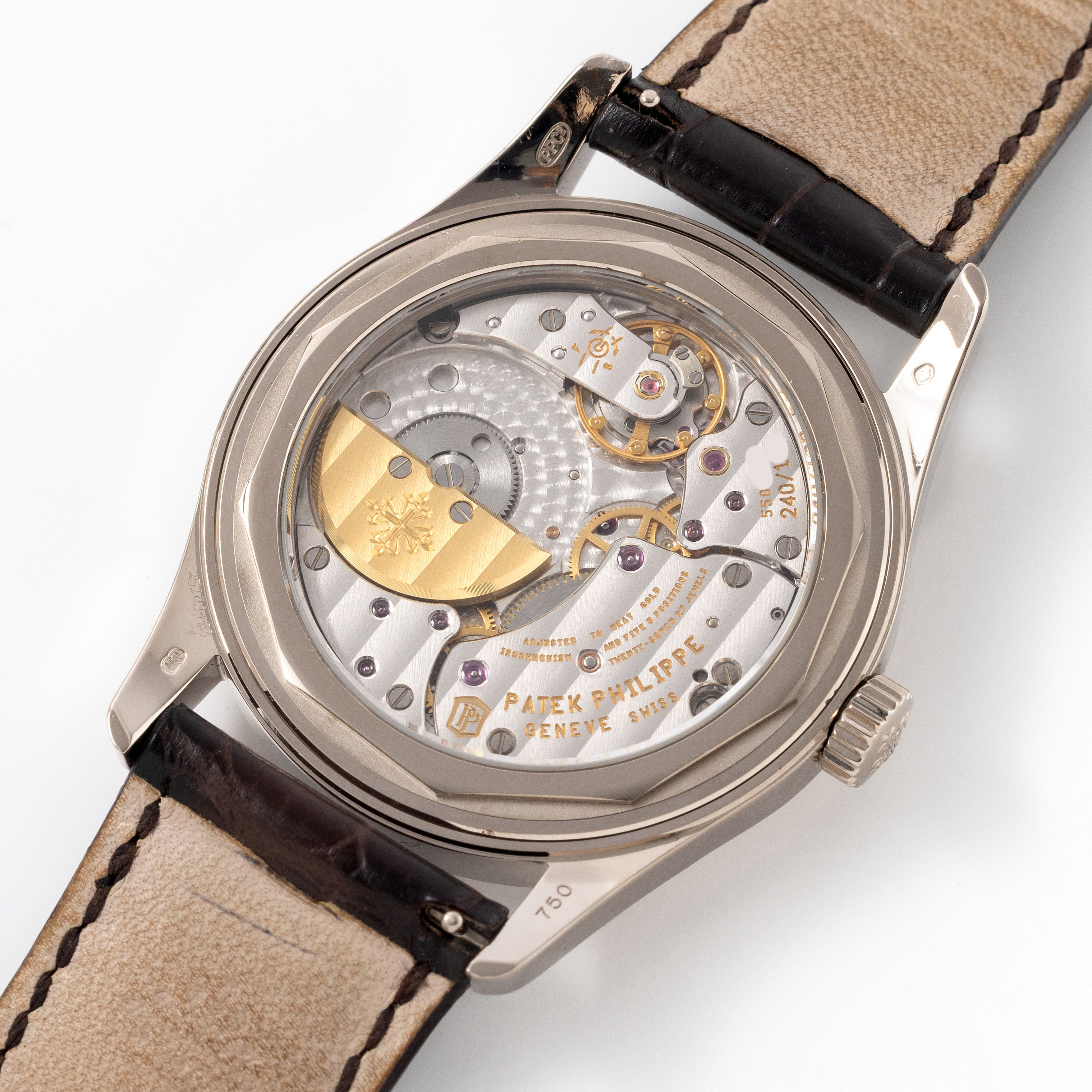 Patek Philippe Calatrava ref. 6000-010G in 18k White Gold Grey Sunburst Dial