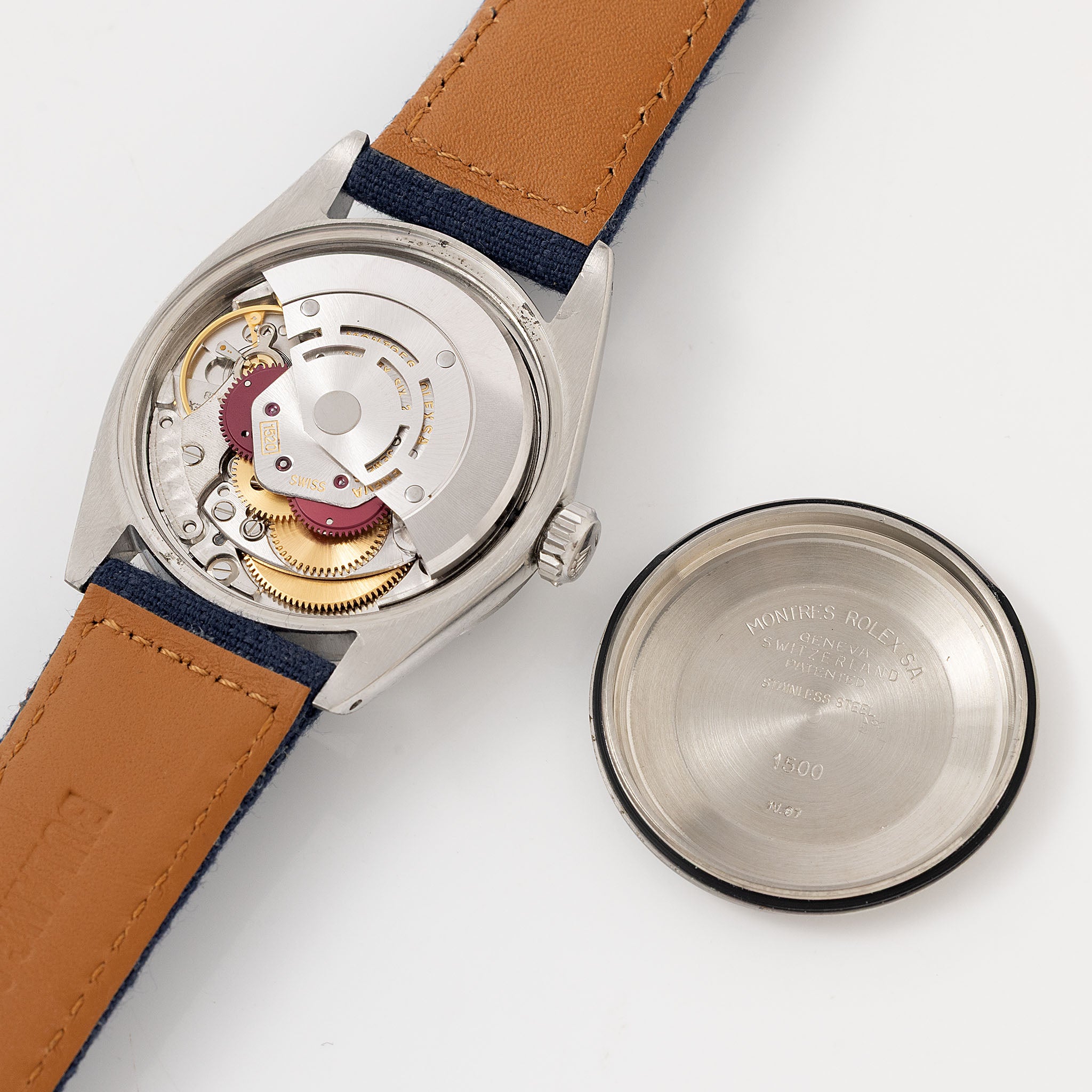 Rolex Air-King Date 5700 Blue Linen Dial