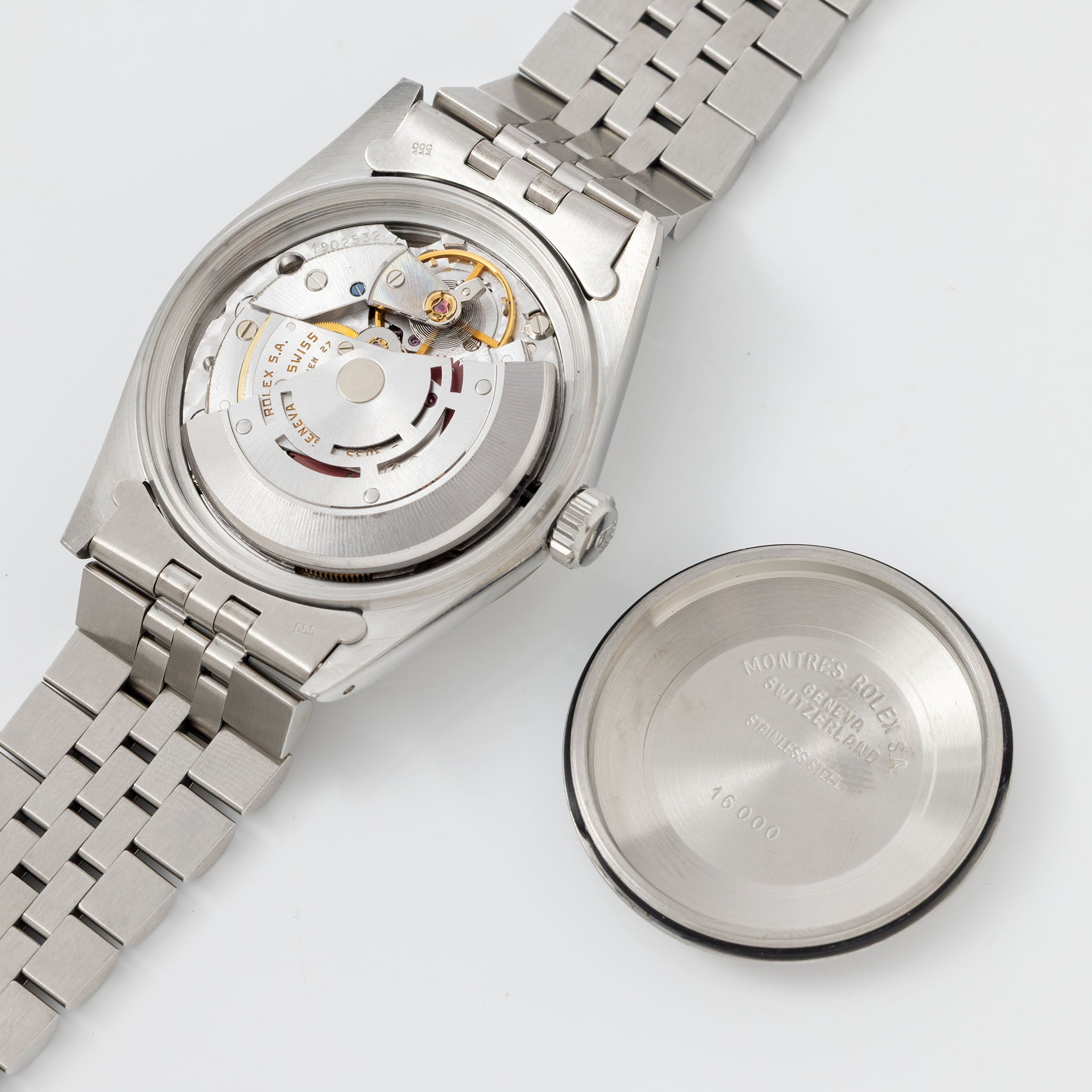 Rolex Datejust 16014 Silver Soleil Dial