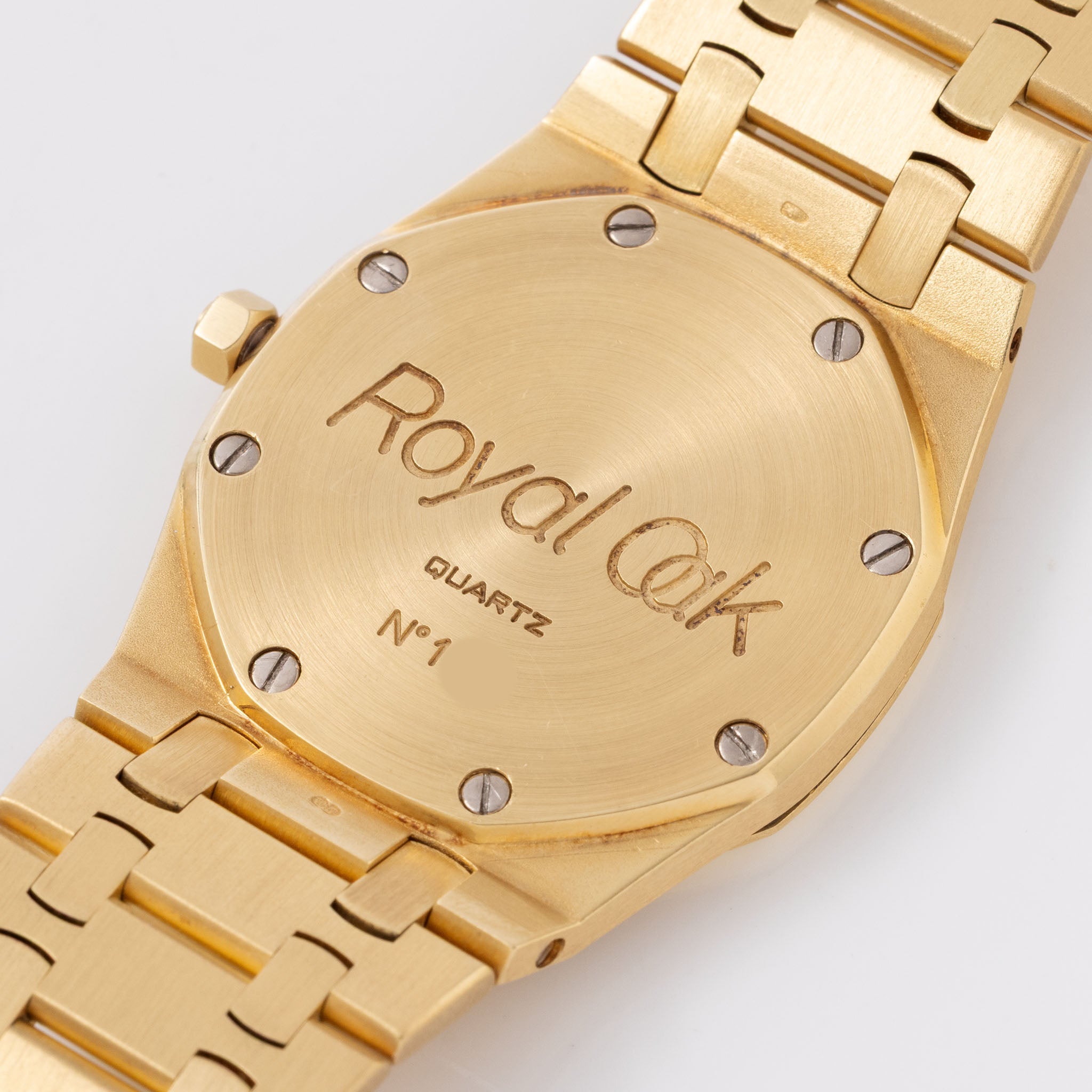 Audemars Piguet Royal-Oak Ultra Thin 56175BA in 18k Yellow Gold Cream Dial