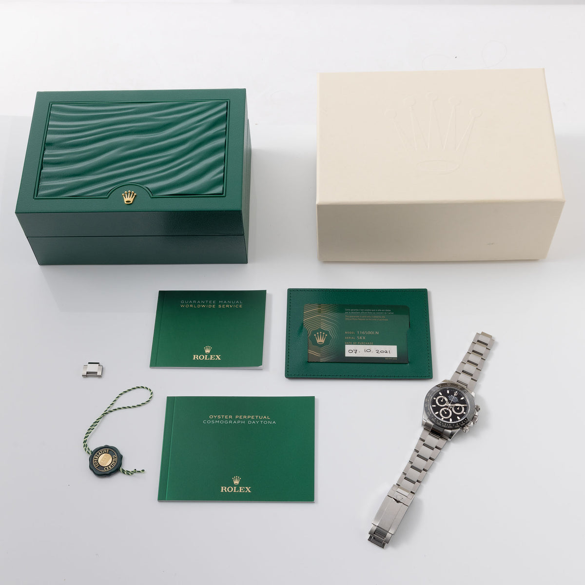Rolex Cosmograph Daytona 116500LN Black Dial Full Set 2021