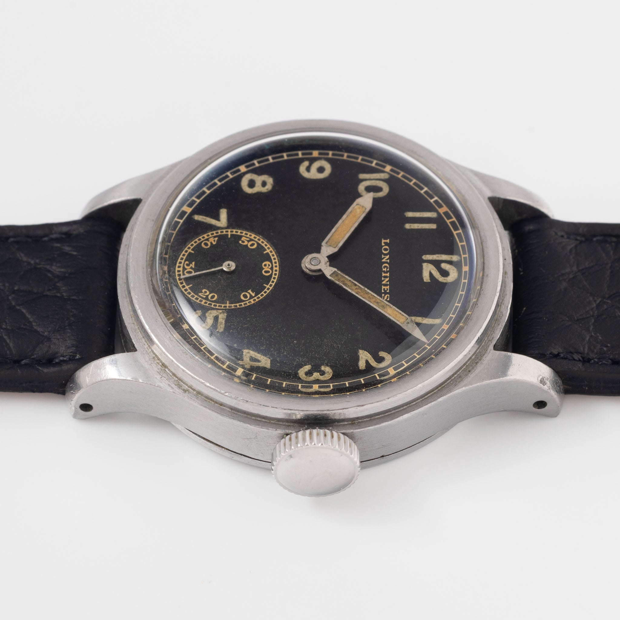 Longines Sei Tache Gilt Dial ref. 5130 with Extract of the Archives “German Army”