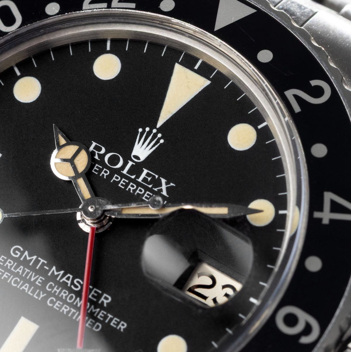 Rolex GMT-Master 16750 Matte Dial “Vivid Patina” with Original Box