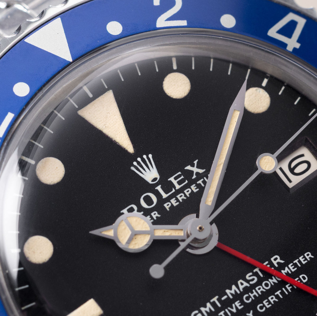 Rolex GMT Master Ref 1675 Long E Mk1  Exceptional Box and Papers Set