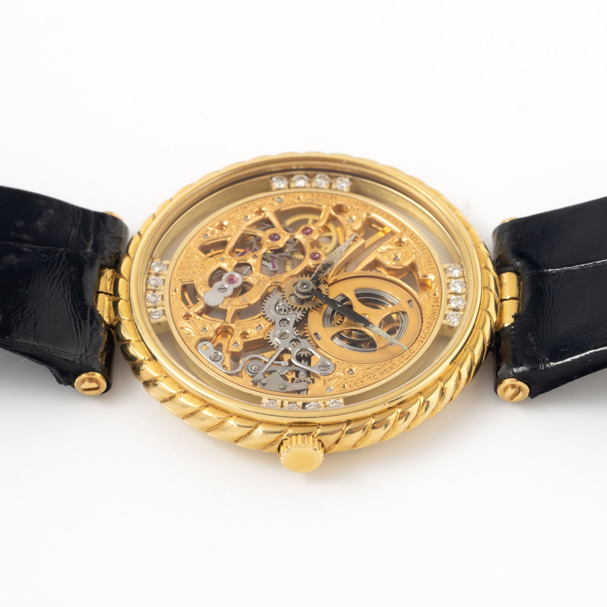 Audemars Piguet 4257/002BA Skeleton Dress Watch in 18k Yellow Gold  with Box and Original Guarantee Booklet