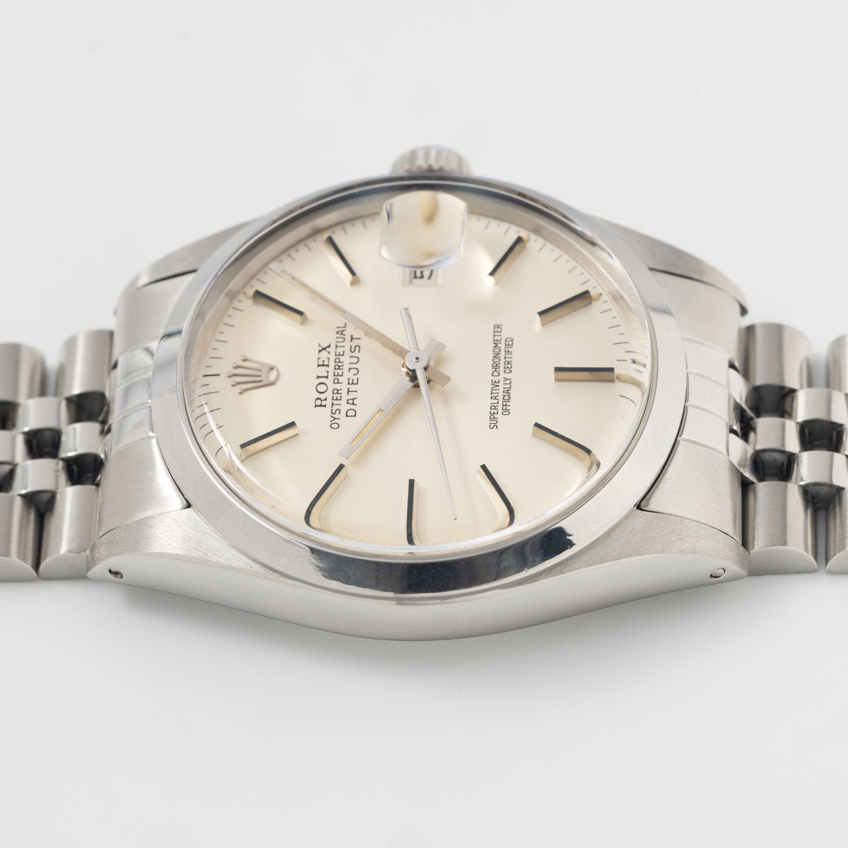Rolex Datejust 16000 Creamy Silver Soleil Dial