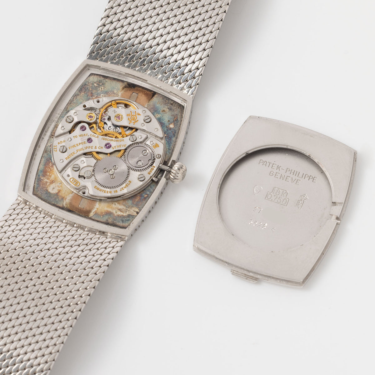 Patek Philippe Gondolo Ref. 3528/4 - Rare Diamond-Set 18K White Gold with Integrated Asprey-Signed Bracelet