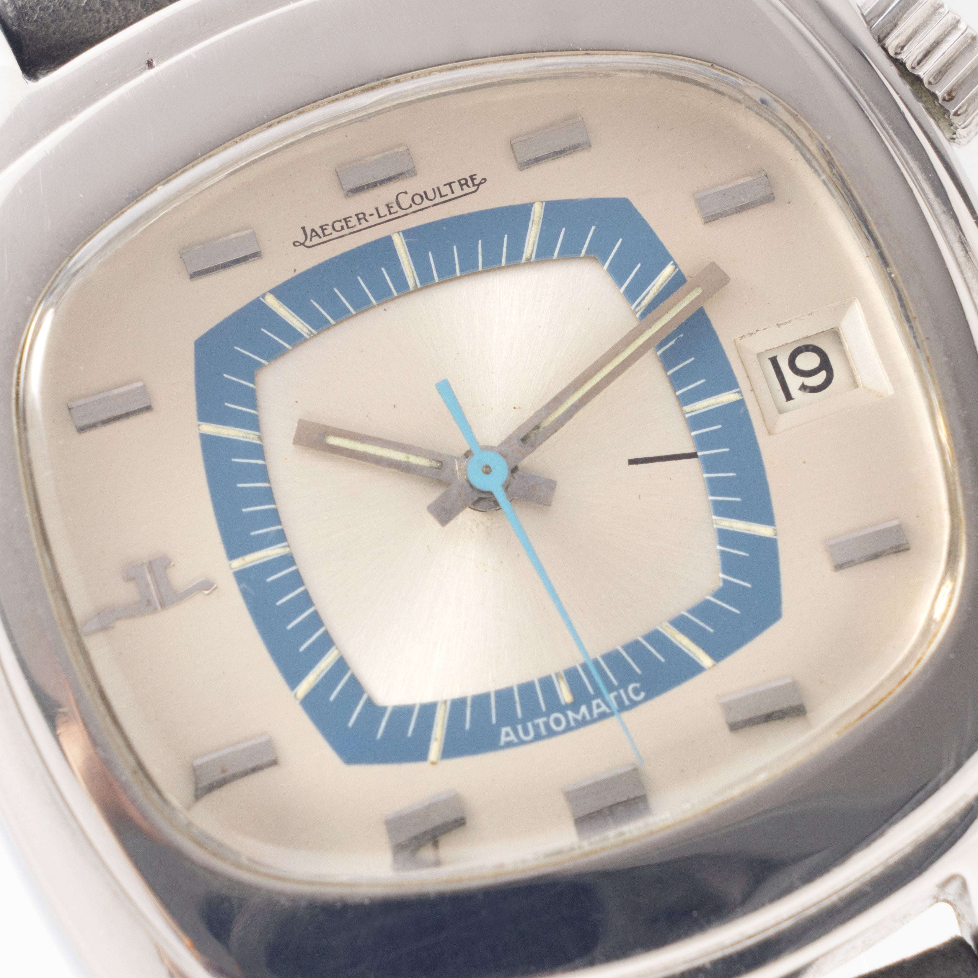 Jaeger LeCoultre Memovox"TV screen " Silver dial ref e871